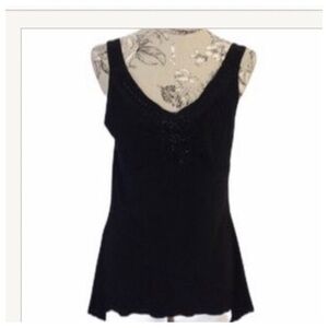 🆕 Cato Black Embellished Top L